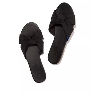 Rothy's Black Bow Sandals